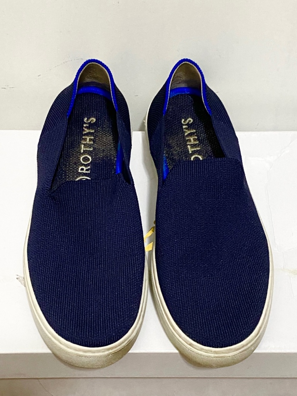 Rothy’s Size 7  Women’s White Slip On Shoes